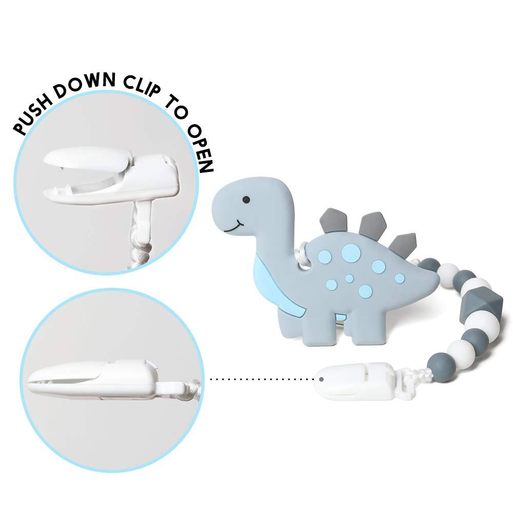 Children molar toys Dinosaur Silicone Teether